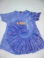 LSU NCAA TODDLER TIE DYE DRESS 3T