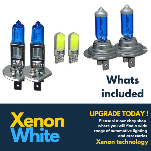 For VW Golf MK4 Hid Headlight 1997-03 Low Beam Xenon White Led Side light Bulbs - Picture 2 of 12