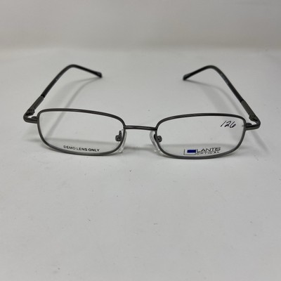 LANTIS OPTICAL EYEWEAR L8003 48-17-135 GUNMETAL FLEX HINGE LA34