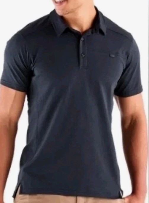 Arc'teryx Polo Uomo Captive SS Nera Elasticizzata Manica Corta Camp! M