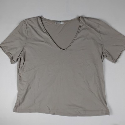 Zara Womans V Neck Cityon Shirt