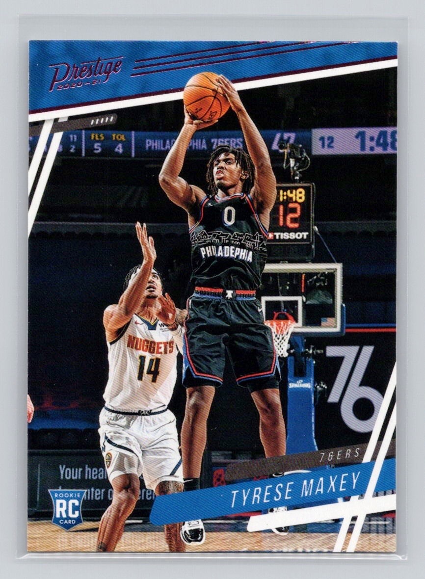 Tyrese Maxey 2020-21 Panini Chronicles Basketball Prestige Pink