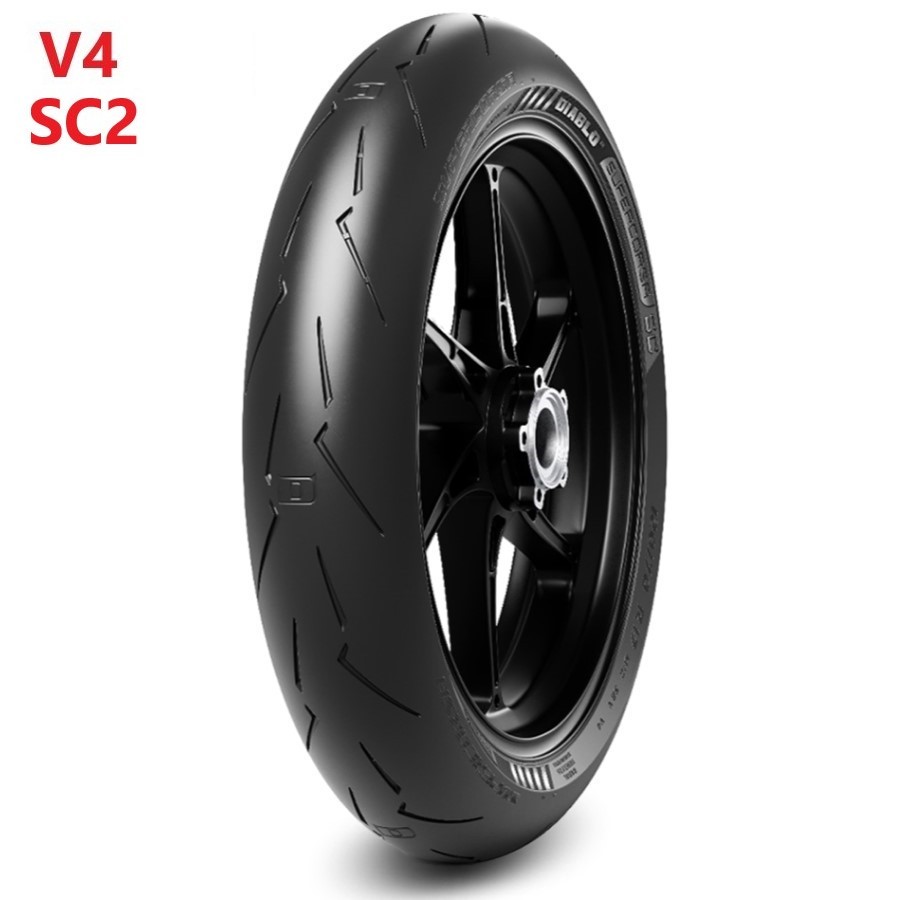Race Motorcycle Tyre Pirelli Diablo Supercorsa V4 120/70 R17 58V TL SC2 Suzuki - Image 2