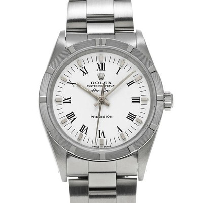 Rolex Air-King 14010 34mm Stainless Steel White Wristwatch #WW4258
