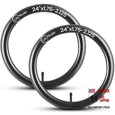 12"/14"/16"/18"/20"/22"/24"/26"/28" Kids Bike Inner Tubes 2 Pack , Width Fit