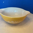 Vintage 1970's Pyrex "Butterfly Gold" Mixing Bowl Yellow Cinderella 443 ~ 2.5 Qu
