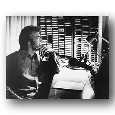 Clint Eastwood Photo 8x10 Play Misty For Me 1971 Dave Garver DJ Microphone
