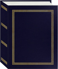 Mini-Max Photo 100 Pocket 4X6 Photo Album, Navy Blue