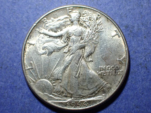 1944 Walking Liberty Half Dollar  XF/AU