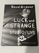 David Gilmour SIGNED BOOK Luck and Strange UK FIRST EDITION Hardcover 