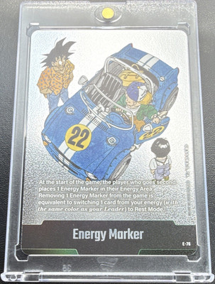 Bandai Dragon Ball Super Energy Marker E-76 Son Goku Foil English