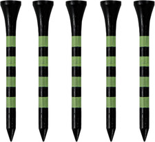Wooden Golf Tees 3-1/4", 2-3/4", 2-1/8", 1-1/2" Available, 100 Count Natural