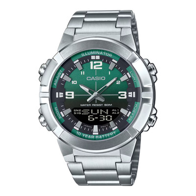 Casio AMW-870DA-3AV Analog Digital 50M WR Alarm LED Stopwatch Dual Time Calendar