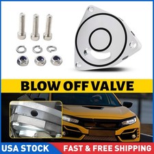 Silver Billet Blow Off Valve Adapter Spacer Plate For Honda Civic 1.5T 2015-2021
