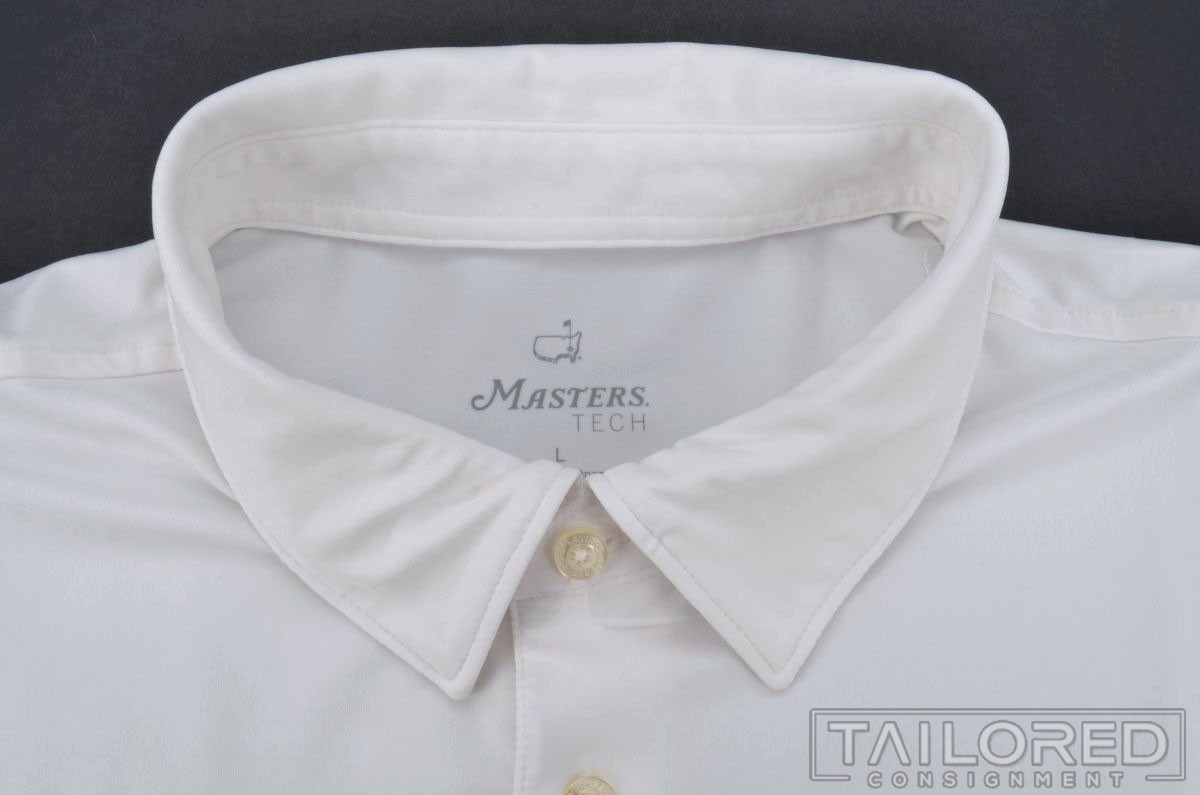 MASTERS TECH Solid White Polyester Mens Casual Po… - image 5