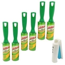 Libman Mini Lint Roller Set with Reusable Lint Remover Brush - 6 Pk/180 Sheets