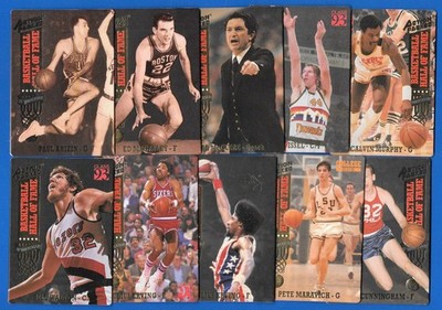 1993 ACTION PACKED HALL OF FAME NBA BASKETBALL CARD 43-84 SEE LIST