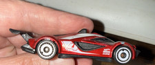 Hot Wheels Mach Speeder Red & White FJV63 1:64 DIECAST Race Car Toy 2017