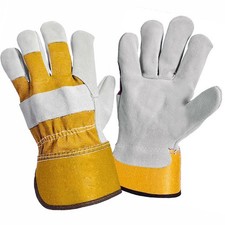 Leather Safety Work Gloves Drivers Gloves Gardening Working Gloves Heavy Duty