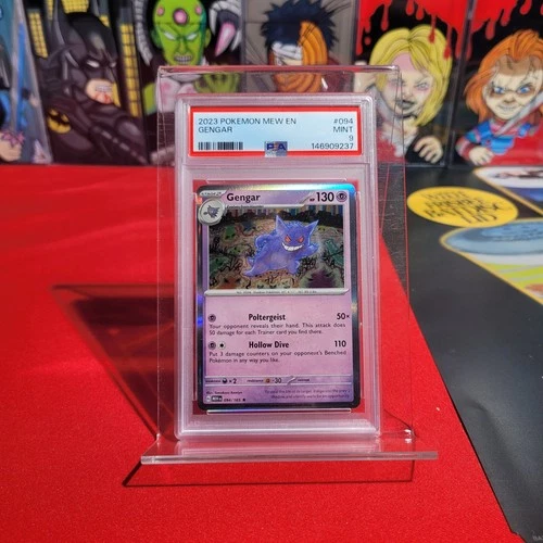 PSA 9 MINT Mew EN Gengar #094 • Scarlet & Violet 151 2023
