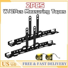 2 PCS Wheel Toe Alignment Tool Plate Automotive Wheel Alignment Tool - Black