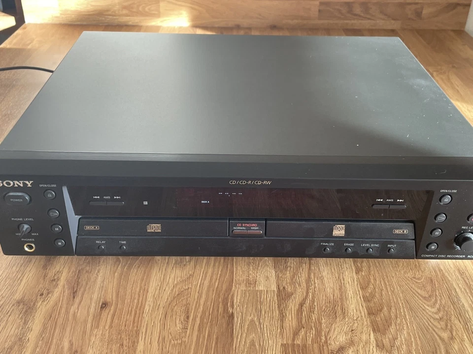 SONY RCD-W3 Twin Deck Compact Disc CD Recorder - Image 3 of 4