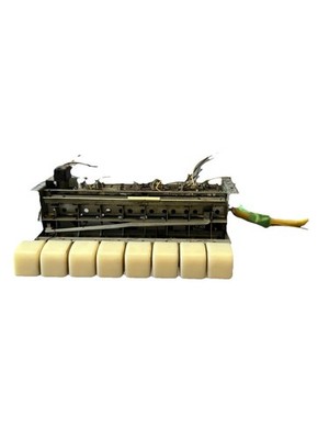 Vintage AEG 4075 WD Radio Push Button Assembly Dial Mechanism Switch Bank Parts.