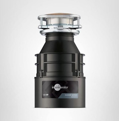 Insinkerator Badger 500, 1/2 HP Continuous Feed Kitchen Garbage Disposal, Badger