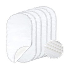 TILLYOU Waterproof Changing Pad Liners 6 Pack, 27x13 Inch Pack of 6 , White