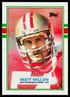 Matt Millen, 1989 Topps Traded, #116T, San Francisco 49ers,