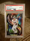 2024 Panini Select Rookie Bo Nix #221 Red Yellow Shock RC Denver Broncos PSA 10
