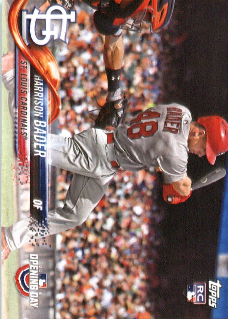 2018 Topps Opening Day Baseball Card #134 Harrison Bader RC