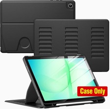 VIKESI Black Stand Cover Case for 2026 Samsung Galaxy Tab A11 11", Pencil Holde