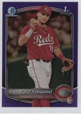 2025 Bowman Chrome Prospects Purple Refractor 17/250 Ichiro Cano Hernandez g5e