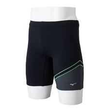 Mizuno Aqua Fitness Half Shorts with 3D Molded Cups N2JBB10393 Black/Gray 2025SS
