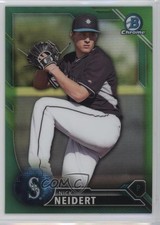 2016 Bowman Draft Chrome Top Prospects Green Refractor 41/99 Nick Neidert i5q