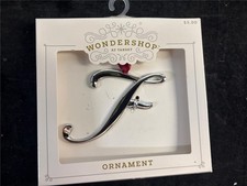 Wondershop at Target Christmas Ornament Letter "F" new in Box