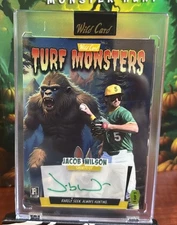 2025 Wild Card HAUNTED HITS Monster Hunt JACOB WILSON TURF MONSTERS AUTO RC  1/1