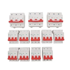 3-P AC MCB Mini Circuit Breaker Type C 6 10 16 25 32 40 50 63 80 100 125Amp