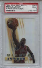 1996 Bowmans Best Shots BS6 Michael Jordan PSA 9 MINT Very Rare Atomic Refractor