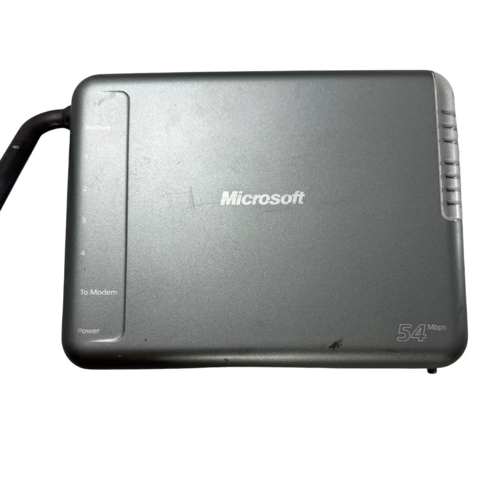 Microsoft MN-700 Wireless-G Router – 54 Mbps, 802.11g - Image 2 of 4