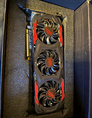 PowerColor AMD RX 570 Grafikkarte 3-Lüfter PCIe x16 DP/HDMI/DVI-D 8-Pin