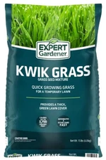 Expert Gardener Kwik Grass Seed Mix, for Sun to Partial Shade, 15 lb.