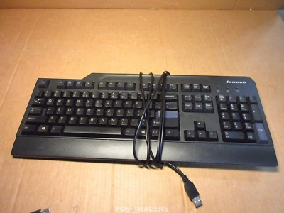 Lenovo KU-0225 QWERTY USB Preferred Pro USB Wired Black Computer Keyboard
