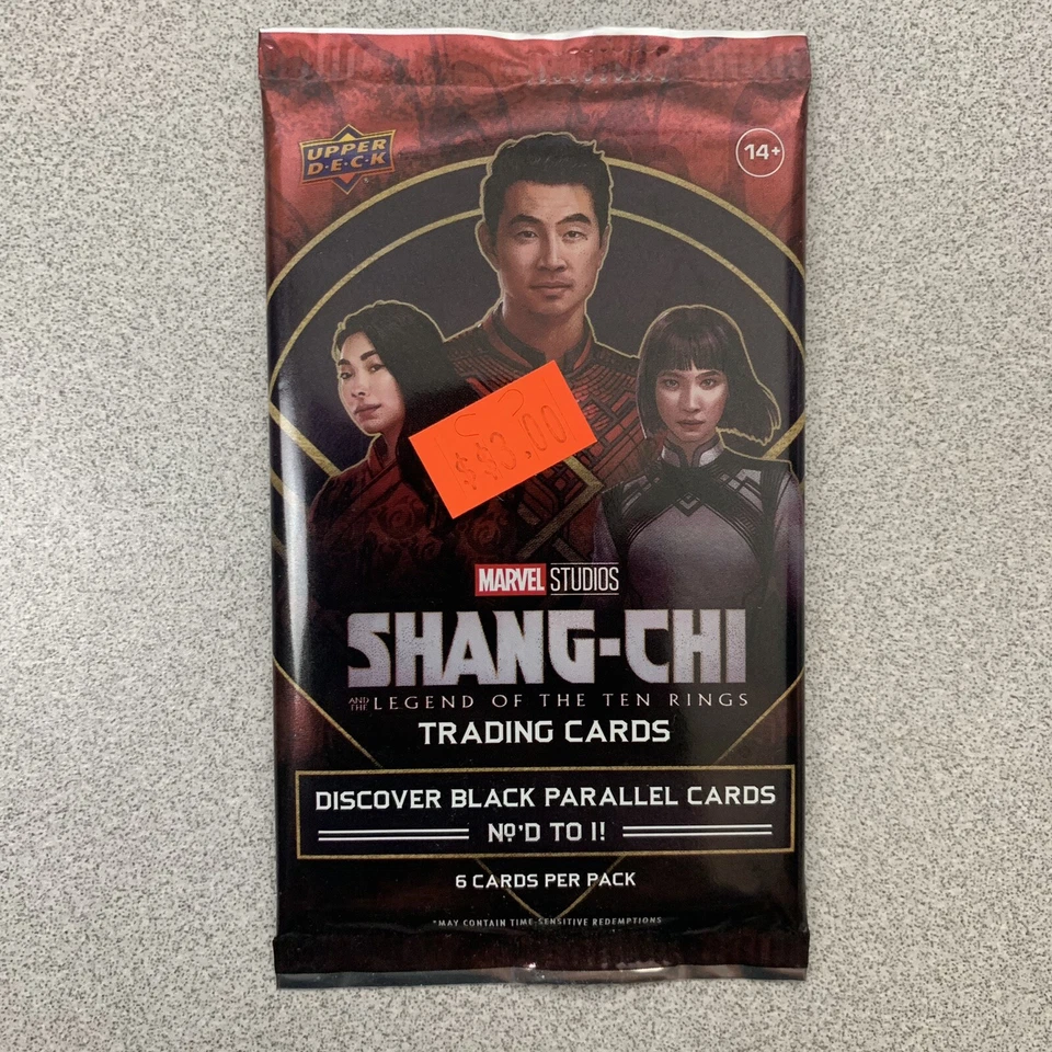 (3 Paquetes) Mazo Superior 2022 Shang-Chi y la Leyenda de los Diez Anillos Pack Sellado Foto 2 de 3