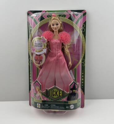 Wicked Movie Singing Glinda Pink Fashion Doll Mattel ERROR MISPRINT URL Rare