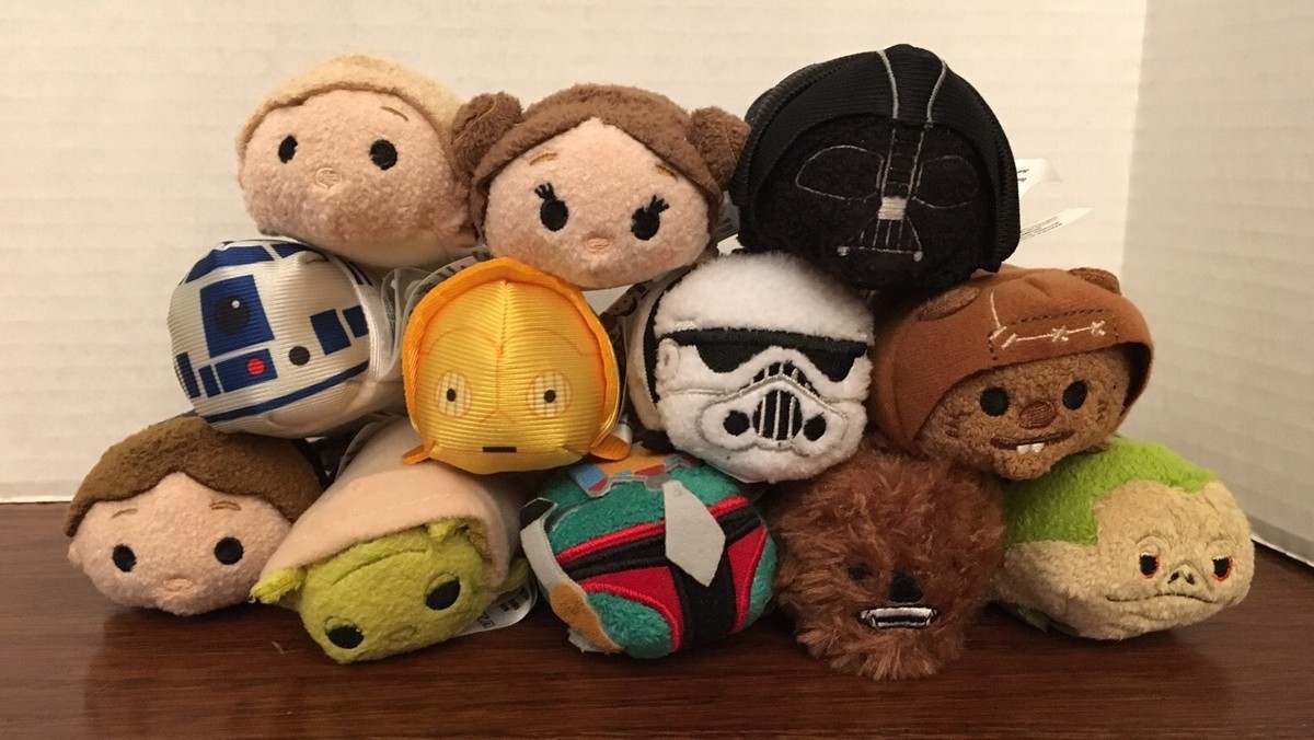 US Disney Original Star Wars Tsum Tsum Complete Set Of 12 NWT
