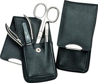 Becker-manicure Erbe Solingen 4 Piece Manicure Set Case For Men Leather Becker-manicure Erbe Solingen 4 Piece Manicure Set Case For Men Leather