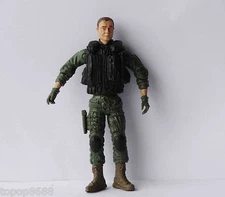 BBI Elite Force Littlebird Black Hawk Kiowa Helicopter Pilot Soldier  1/18 3.75"