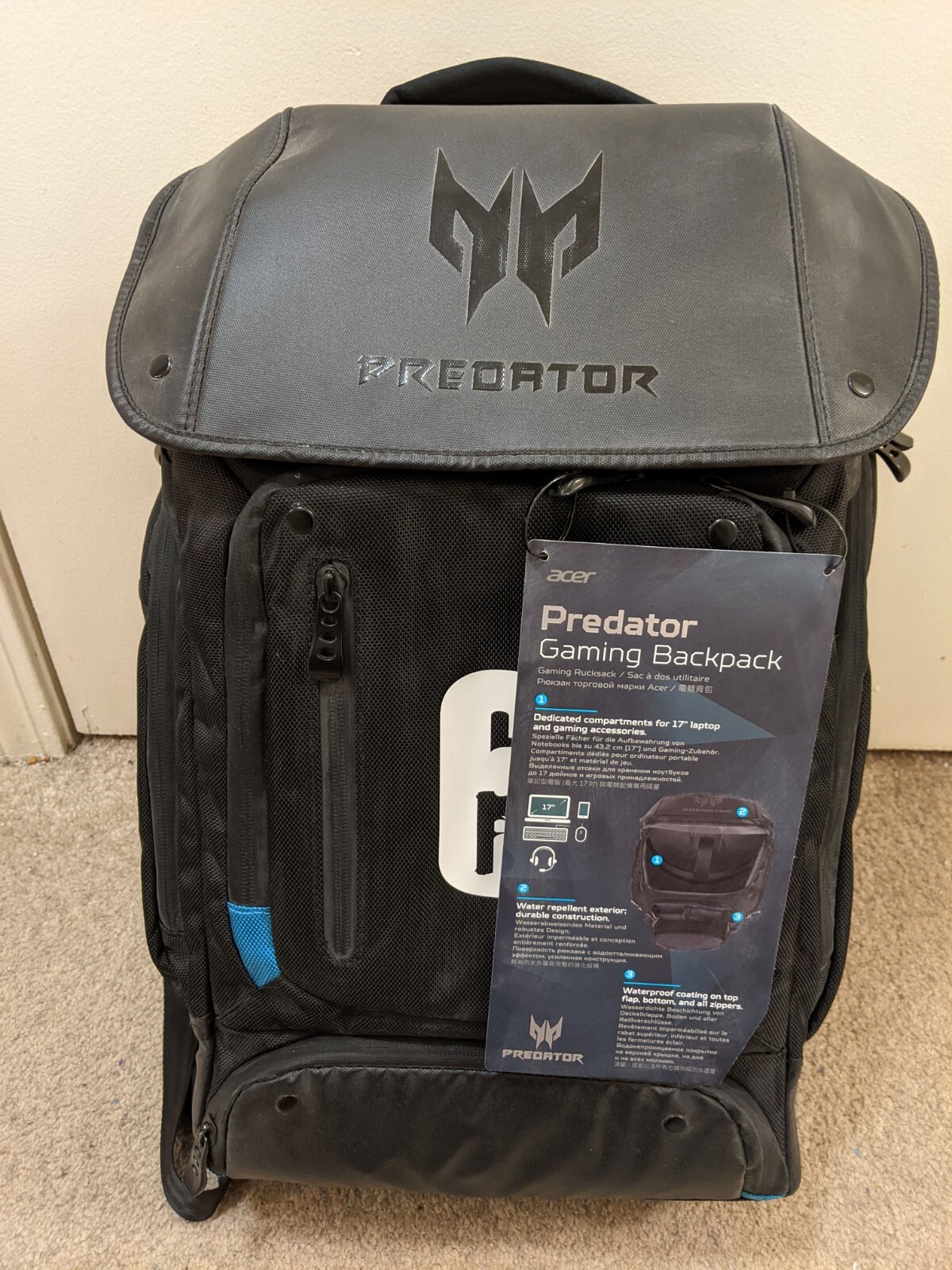 Acer Predator Utility Backpack Notebook 